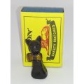 Miniature Black Cat Wearing Bow Tie (Miniature, suitable for printer's tray)