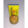 Miniature Round Wooden Container with Painted Design on Lid (Miniature, suitable for printer's tray)