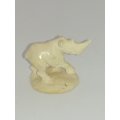 Miniature Cream Rhino (Miniature, suitable for printer's tray)