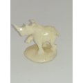 Miniature Cream Rhino (Miniature, suitable for printer's tray)
