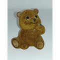 Miniature Cute Brown Teddy Bear (Miniature, suitable for printer's tray)