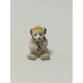 Miniature Polar Bear Wearing Scarf - Style 1 (Miniature, suitable for printer's tray)
