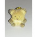 Miniature White & Grey Teddy Bear Pin (Miniature, suitable for printer's tray)