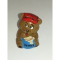 Miniature Winnie the Poo Style Bear Holding Honey Pot (Miniature, suitable for printer's tray)