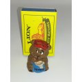 Miniature Winnie the Poo Style Bear Holding Honey Pot (Miniature, suitable for printer's tray)
