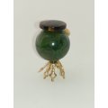 Miniature Abstract Green Gemstone (Miniature, suitable for printer's tray)