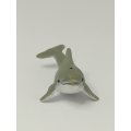 Miniature Gray & White Dolphin (Miniature, suitable for printer's tray)