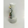 Medium Ceramic Vase with 3D Ceramic Flower Embellishment - Item 1