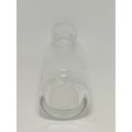 Small Clear Smooth Glass Vase
