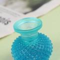 Miniature Turquoise Glass Faceted Vase (Miniature, suitable for printer's tray)