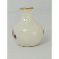 Miniature Ceramic White Flower Vase (Miniature, suitable for printer's tray)