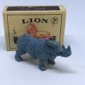 Miniature Rhino - Rubber (Miniature, suitable for printer's tray)