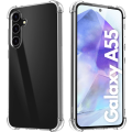 Samsung Galaxy A55 Clear Shock Resistant Armor Cover
