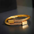 Argent Craft Twisted Cable Bracelet (gold)