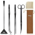 Hygger Black Stainless Steel Aqua Scaping Tool Set