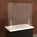 Counter Shields | Reception Desk Shields - Width 1000mm x Height 600mm / 3mm Plexiglass