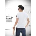 Men's Short Sleeve T Shirt Slim fit - Light Grey / Medium