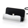 Desktop Charger Docking Station, USB Sync Adapter, Mobile Smart Phone Charging Device for Apple i...