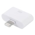 30 Pin Female to Lightning 8 Pin Male Adapter for iPad 4, iPhone 5, iPad mini, iPod Touch 5 - White