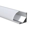 LED Extrusion with Frosted Cover - A13 Profile (2.5m Complete)