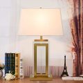 Blandford Antique Brass & Acrylic Table Lamp