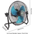 12" Inch Solar & Mains Rechargeable Floor Fan