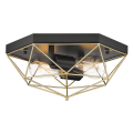 Prism Black & Gold Ceiling Light