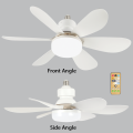 Mini E27 Ceiling Fan with Light and Remote Control (Launch Special)