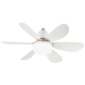 Mini E27 Ceiling Fan with Light and Remote Control