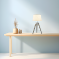 Arabella Wood & Chrome Table Lamp