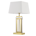 Blandford Antique Brass & Acrylic Table Lamp
