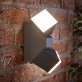 Modern Outdoor LED Wall Light - Up / Down 2 x 6.5W