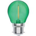 LED Bulb - 1W Transparent Filament Golf Ball (2 Pack)