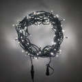 LED Fairy Lights - 12 Meter / Green Cable / Connectable / 8 Function