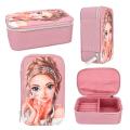 Top Model Jewellery Box Small Pink Glitter Queen