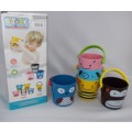 Stacking Cups / Bath Play (Stack & Pour Buckets)