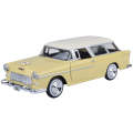 Chevy Bel Air Nomad Light Yellow 1955 (scale 1 : 24)