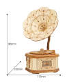 Puzzle 3D Gramophone (Wooden)