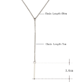 BLACK FRIDAY Genuine 316L Stainless Steel Pendant and Chain Necklace - DROP BAR