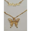 Baby Girl Butterfly Necklace