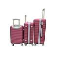 3 Piece Hard Outer Shell 360 Degree Rotating 4 Wheel Luggage Set
