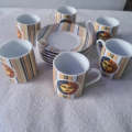12 Piece Espresso Cup & Saucer Set in Matching Container