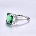GORGEOUS 2.5ct Classic Emerald Solitaire Ring - Size 7