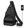 Anti Theft Crossbody Shoulder Sling Bag with USB (Camo)