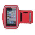 Sport Gym Running Armband Case Cover Pouch - Red