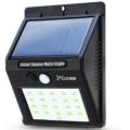Perfect for Loadshedding:  Solar Power Sensor Wall Light 20 LED Bright Wireless Security Motion