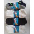 3 x Pairs Unisex Cotton Ankle Sports Socks