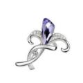 Swarovski Amethyst Diamante Brooch