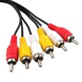 3RCA Male To 3RCA Male Audio Video Cable