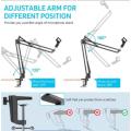 C-Clamp Adjustable Desk Microphone Stand